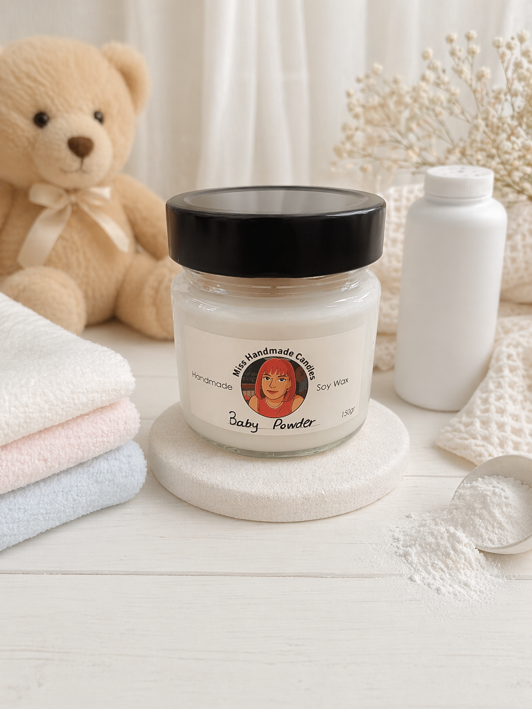Κερί με άρωμα Baby Powder