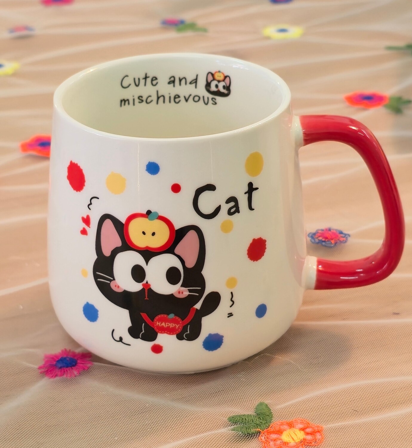 Κούπα”Cat” Μήλο 420ml